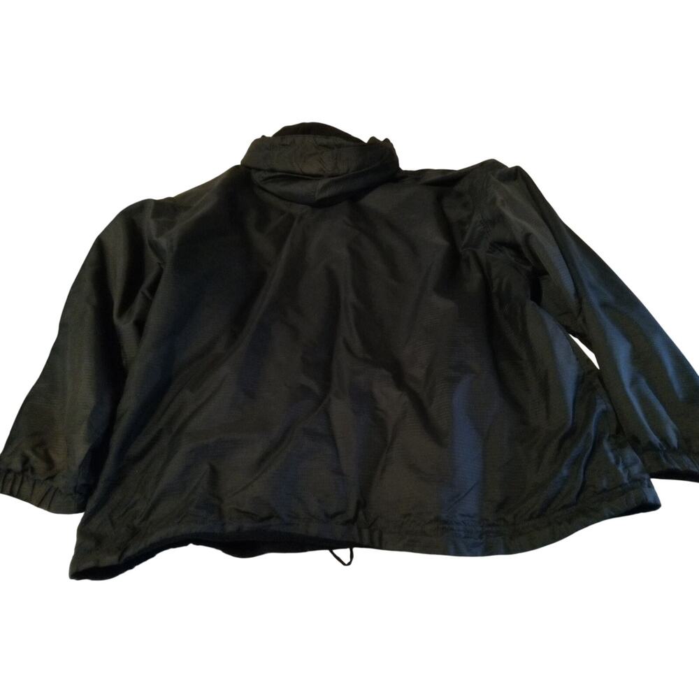 Dark Gray Size 3XL Zip Up Puffer Jacket With Hood Size Is A Estimate